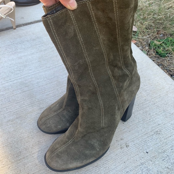 Green suede Cole Hann  G Series Boot - Picture 1 of 5